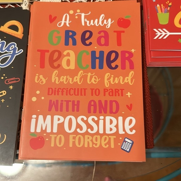 NWT 48 Teacher Appreciation little cards/books. They can color in them. - Picture 7 of 16